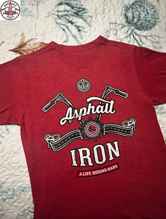 Asphalt & Iron - Men's T-shirt Heather Red
