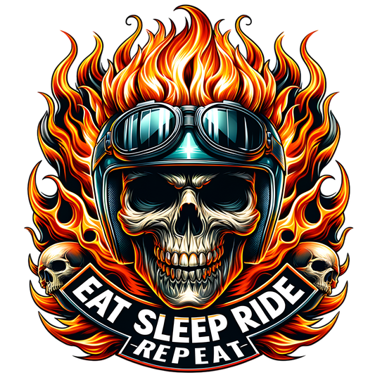 Eat Sleep Ride Repeat Men's T-shirt