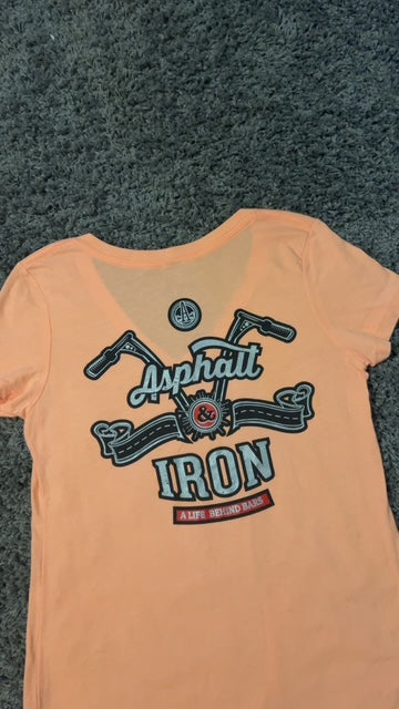 Asphalt & Iron - Women's T-shirt Orange