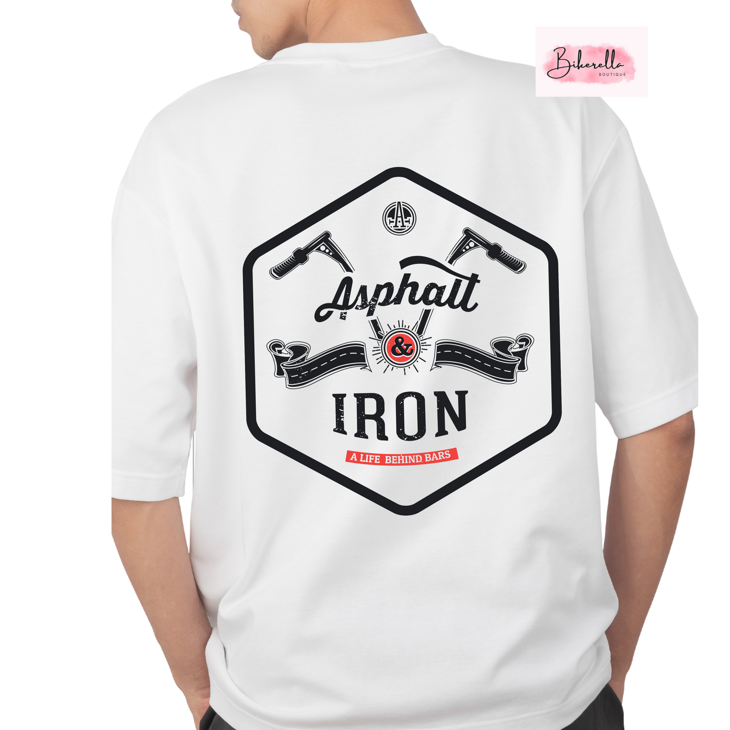 Aspahlt & Iron Hexagon Design Unisex T-shirt
