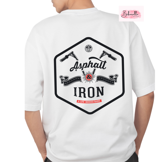 Aspahlt & Iron Hexagon Design Unisex T-shirt