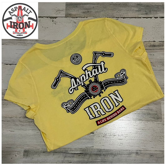 Aspahlt & Iron -  Women's T-Shirt Yellow